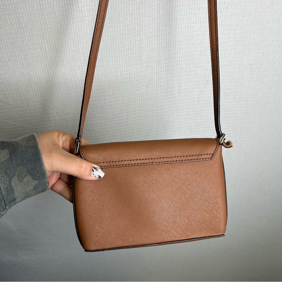Kate Spade | Small Brown Crossbody bag Purse Flip Top - Picture 5 of 8